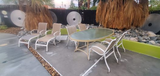 Patio Set Large Table