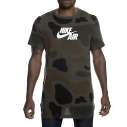 NIKE ALTERNATE HEM CAMO CAMO/KHAKI T-SHIRT AA8672-325 MENS SIZE XL