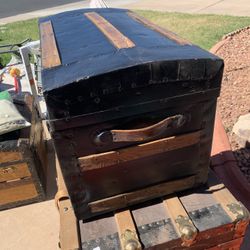 Domed Top Steamer Trunk