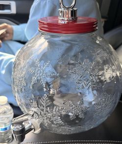 Christmas ornament drink dispenser