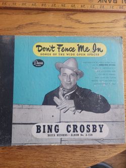 Bing Crosby Don't Fence Me In Decca Records Album A-559