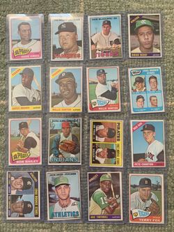 Vintage Topps Baseball Cards 1965-67