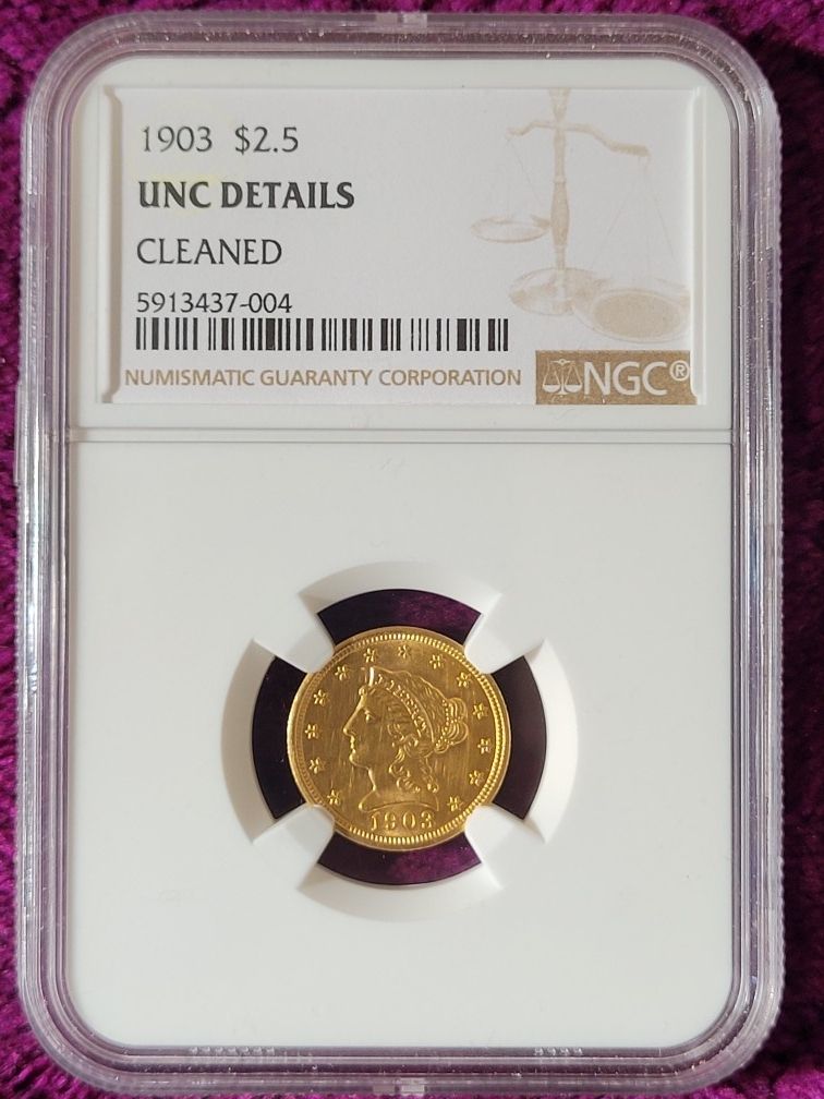 1903 D $2.50 Gold Coin