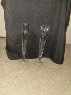 2 Princess House Vase 409-410