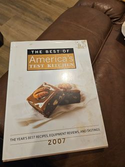 The Best of America’s Test Kitchen 2007 Hardcover Cookbook
