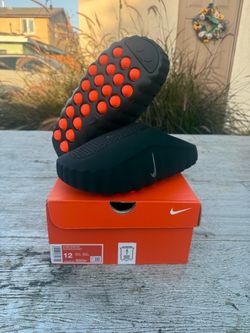Nike mind slide 001 black chrome size 12