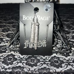 Cute necklace & bullet earrings