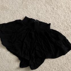 Black High Waisted Shorts/skirt Size S Forever 21