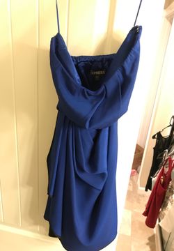 EXPRESS short blue dress