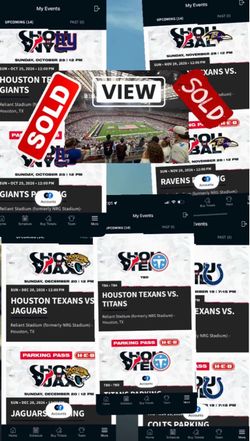 Texans tickets