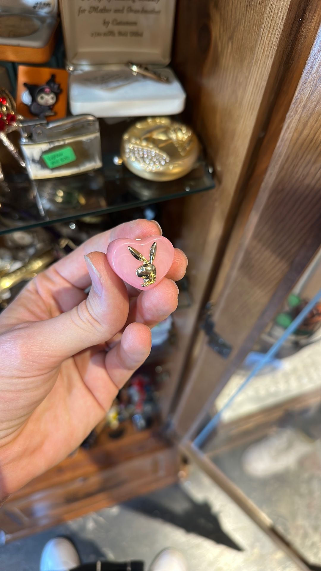 Playboy Ring Pink Heart