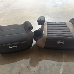 2 Booster Car Seats 