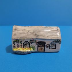 Vintage Hand Painted Peggie Foy English Pottery  Craft The Pisky Shop 3"
