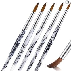 5 Pieces Nail Brushes for Acrylic Nail