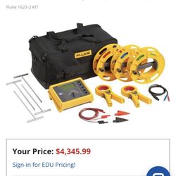 Fluke 1623-2 GEO Earth Ground Tester Kit