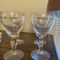 4 Irish Coffee Glasses