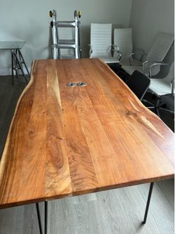 2 x Custom Wood Tables