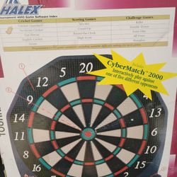  Electronic soft tip dartboard. 