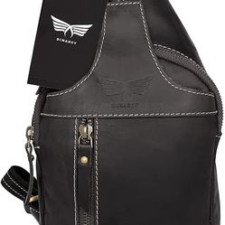 Cross Body Sling Real Leather Bag | Dimarcy Brand
