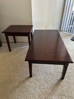 Coffee Table x1, Side Tables x2