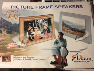2 picture frame speakers