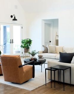 Pottery Barn Marrow Metal Nesting End Table 