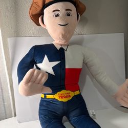 Big Tex Plush State Fair of Texas Cowboy Souvenir Large 24" Mascot Rare HTF