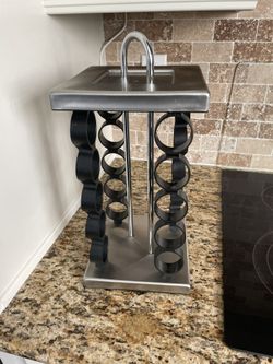 Spice Rack Tower -Stainless Steel