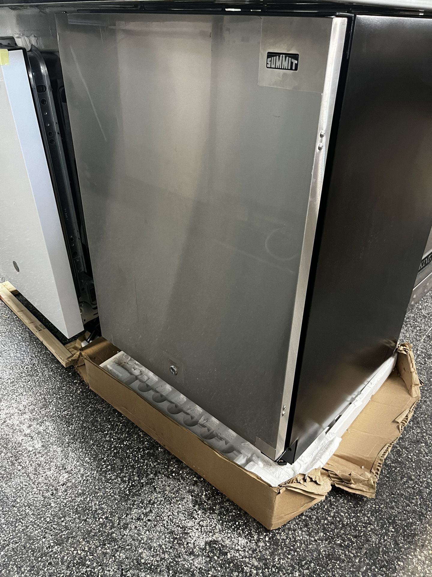 Summit Stainless Steel 24” Wide UnderCounter Refrigerator