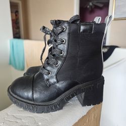 Dkny Girls Platform Boots Size 12