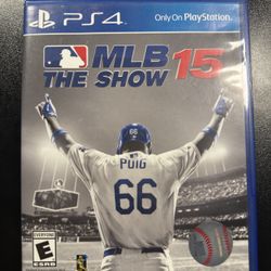 MLB 15: The Show (Sony PlayStation 4 PS4, 2015) Yasiel Puig Cover