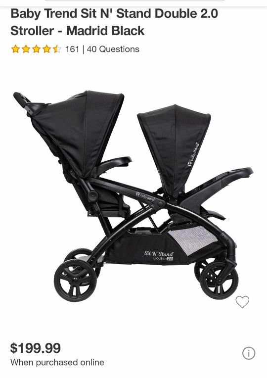 Baby Trend Sit N Double 2.0 Stroller