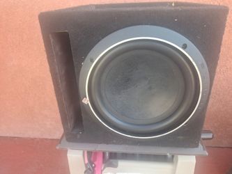 ONE SPEAKER UNA BOSINA ROCKFORD FOSGATE 10 INCHES GOOD CONDICIÓN ABLO ESPAÑOL