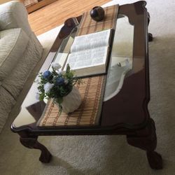 Mahogany Cherry Wood Coffee Tables 
