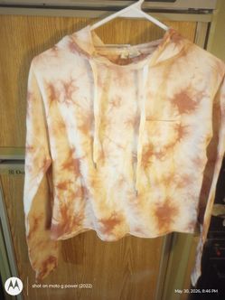 Tie dye cotton hoodie sweater size small  women's