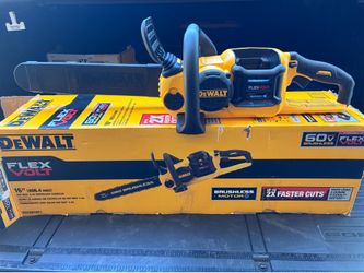 Brand new FLEXVOLT 60-Volt MAX 16 in. Brushless Cordless Battery Powered Chainsaw (Tool Only)