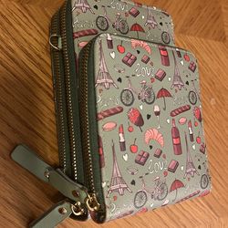 Cross body purse w mobile case
