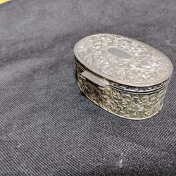 Likely Silver Plating Red Velvet Interior