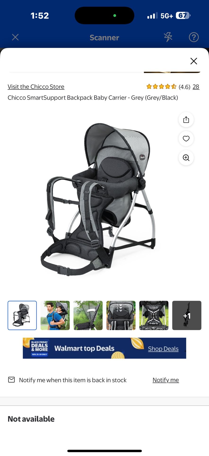 Chico Backpack Baby Carrier