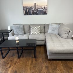 Sectional With Tables