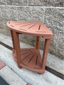 Corner shower stool
