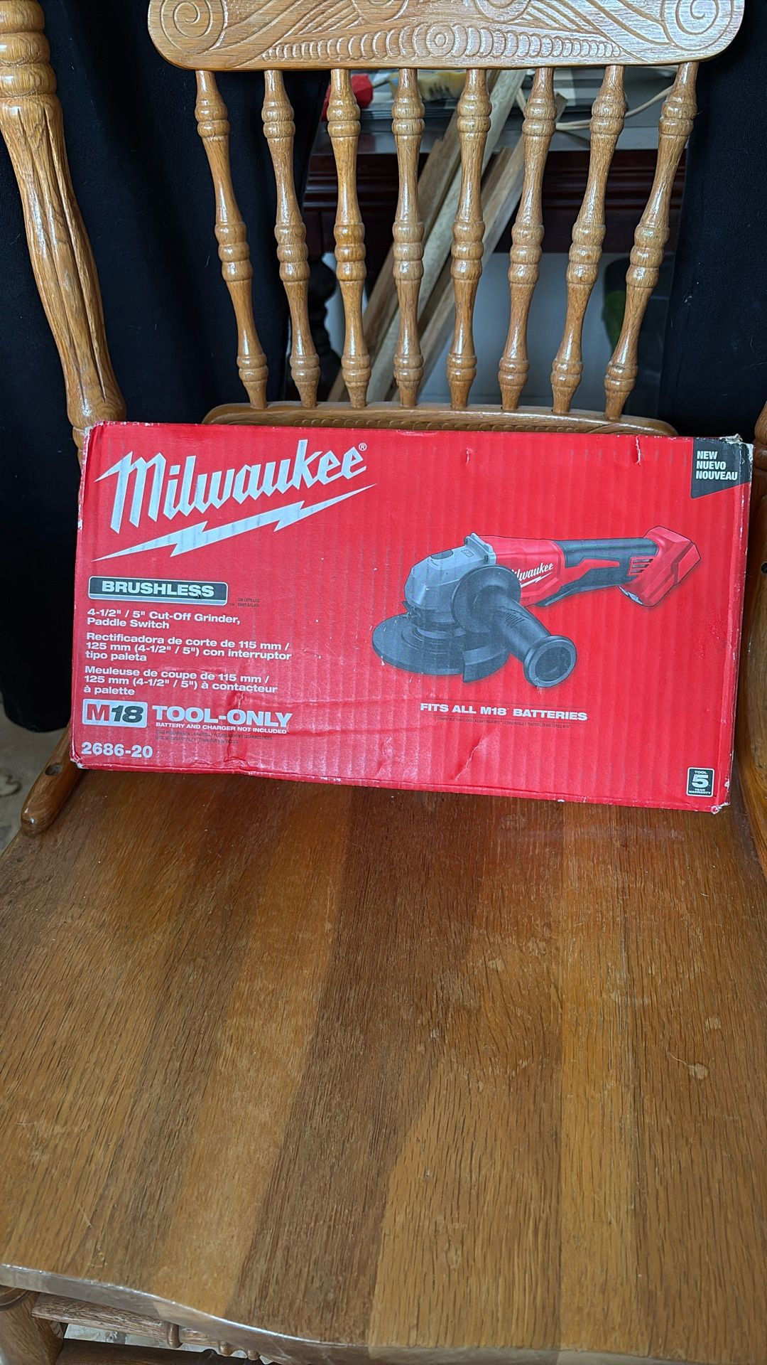 MILWAUKEE Cut-Off Grinder 2686-20 Brushless M18 New Sealed Box