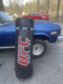 Heavy UFC hanging punching bag