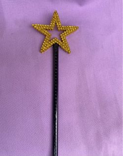 Gold Star Costume Magic Wand