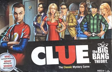 Clue The Big Bang Theory Board Game