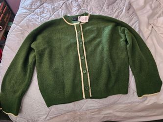 Zara NWT Green Oversized Cardigan Size Small