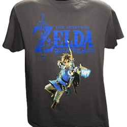 The Legend of Zelda Breath of the Wild Link With Bow Nintendo Tee - Men’s Medium