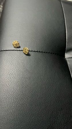10k nugget earrings