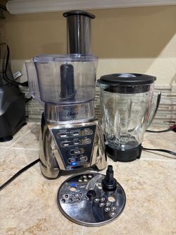 Glass blender and food processor