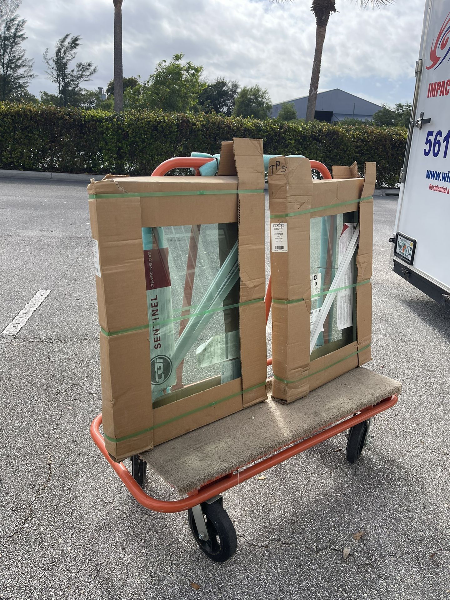 CGI PW For Sale - 32 X 24 - White Frame, Clear Glass